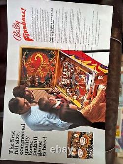 16 PINBALL FLYERS from the 70'a, 80's