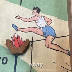 1928 Amsterdam Olympics Toy Pinball Olympiade Game Bagatelle Vintage Antique