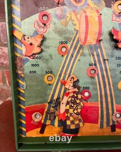 1930's BIG TOP Circus/ Funfair Pinball Game By Spears England