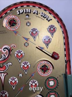 1934 Lindstrom Spin-A-Way Pinball