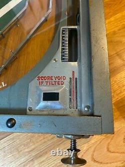 1934 Rockola World Series Mechanical Pinball Machine
