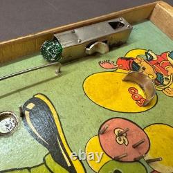 1960 Nice Very Colourful Vintage Circus Clown Pinball Game Complete Working