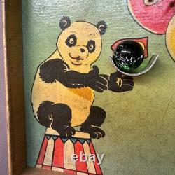 1960 Nice Very Colourful Vintage Circus Clown Pinball Game Complete Working