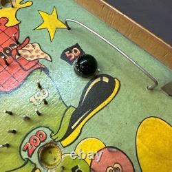 1960 Nice Very Colourful Vintage Circus Clown Pinball Game Complete Working