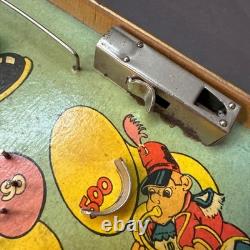 1960 Nice Very Colourful Vintage Circus Clown Pinball Game Complete Working