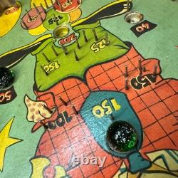 1960 Nice Very Colourful Vintage Circus Clown Pinball Game Complete Working