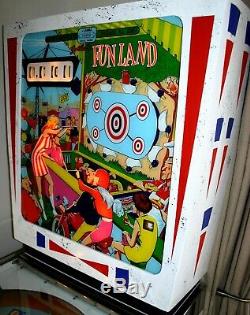 1968 Gotlieb Fun Land pinball machine, fully restored