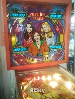 1970's Charlies Angles Pinball Machine