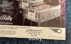 1980 Bally space invaders pinball 8 page brochure. Ruffler & Deith London