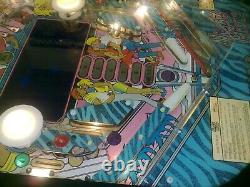 1989 pinball machine cocktail night moves rare coffee table style Gottlieb