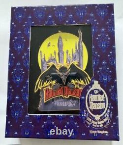 2002 Disney Haunted Mansion 999 Happy Haunts Ball Ltd Ed 3D Raven Jumbo Pin