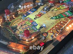 2008 Stern Indiana Jones pinball workshopped, no errors in test, works on coins