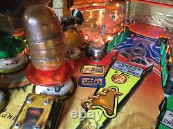 2008 Stern Indiana Jones pinball workshopped, no errors in test, works on coins