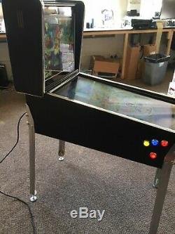27 Deluxe Mini Virtual Pinball Machine Chrome With Legs