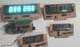 2x 6 Digit + 2x 4 Digit Gottlieb Vfd Alphanumeric Pinball Displays, Tested