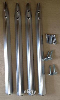 31 Chrome leg set for GOTTLIEB Pinball machines with bolts & levellers