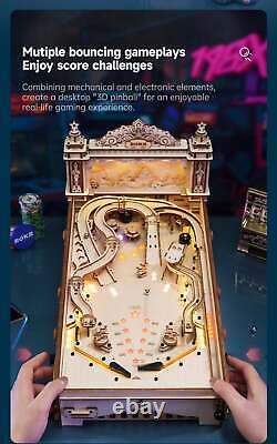 3D Pinball Machine Model Kit Vintage Style