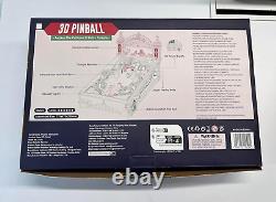 3D Pinball Machine Puzzle, Amusing Table Game, Mechanical Wooden Model Building