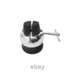 5 Chrome Plated Engraving Block Ball Vise Setting Jewelry With Pins Rubber Base