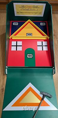 6 Hole pinball style crazy golf. (boxed and portable)