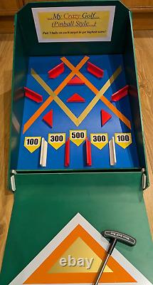 6 Hole pinball style crazy golf. (boxed and portable)