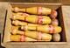 8 Inch Antique Wooden 10 Pin Bowling Game With 3 Balls In Box, Has No Cover