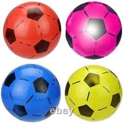 8 Inflatable Football Kids Sports Beach Ball Pool Toys Games Party Bags Fillers