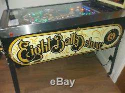 8 ball deluxe bally pinball machine retro classic