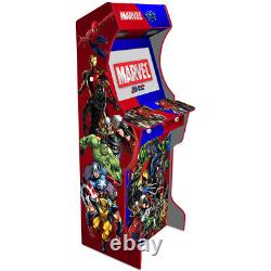 AG Elite 2 Player Arcade Machine Includes Pinball Games Marvel Themed Design