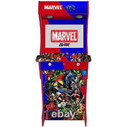 AG Elite 2 Player Arcade Machine Includes Pinball Games Marvel Themed Design