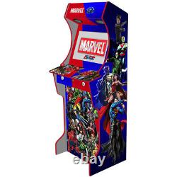 AG Elite 2 Player Arcade Machine Includes Pinball Games Marvel Themed Design