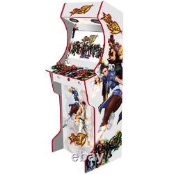 AG Elite 2 Player Arcade Machine Plus Pinball Games Street Fighter IV Theme