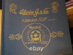 ALVIN G co ORIGINAL soccer pinball machine service Manual new ultra rare
