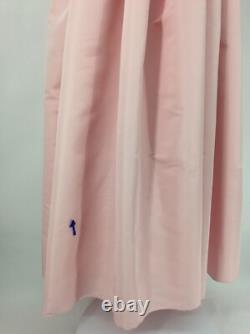 Alexander Mcqueen Pleated Silk Faille Gown Womens It38 Uk6 Ice Pink Rrp£3200 Br