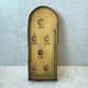 Antique Children's Bagatelle Pinball Game Toy Wood Red Metal No Balls Inscribed