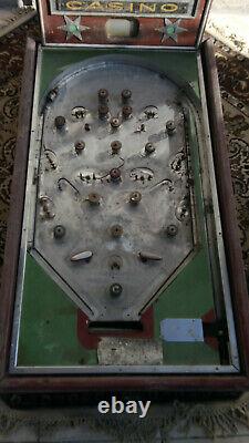 Antique Pinball Machine Free Shipping Casino Wood Wooden