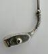 Antique Silver Golf Club & Ball Edwardian Hallmarked Hat Pin