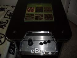 Arcade Table, cocktail Machine for retro gaming fitted with Pinball Buttons