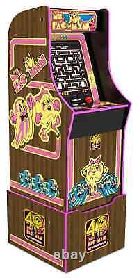 Arcade1Up Ms. Pac-Man 40th Anniversary Edition Cabinet with 10 Games