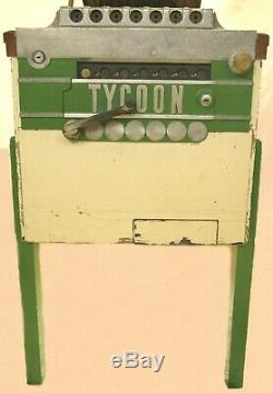Art Deco 1936 Mills Tycoon Bagatelle Pinball Machine Very Rare