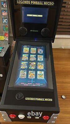 AtGames Legends Micro Virtual Pinball Machine 50 Games Included Expandable