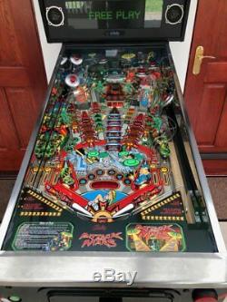 Attack From Mars Pinball Machine 1 Year Old Perfect Condition