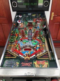 Attack From Mars Pinball Machine 8 Months Old Perfect Condition