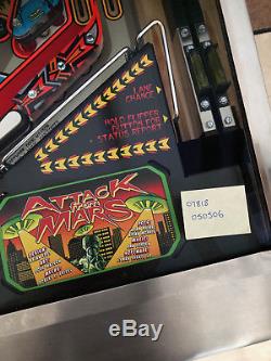 Attack From Mars Pinball Machine 8 Months Old Perfect Condition! Price Drop