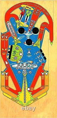 BALLY Star Trek Pinball Machine Playfield Overlay