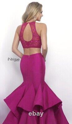 BLUSH Prom/Ballgown Two Piece In Hot Pink Size 4/6/8 NEW