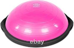 Balance Ball Pod Trainer, BOSU Sport Balance Trainer, Travel Size, Pink