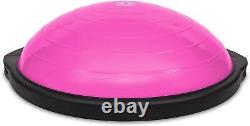 Balance Ball Pod Trainer, BOSU Sport Balance Trainer, Travel Size, Pink