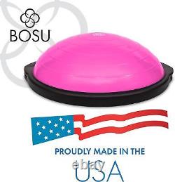 Balance Ball Pod Trainer, BOSU Sport Balance Trainer, Travel Size, Pink