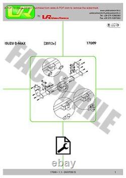 Ball Pin and Jaw Towbar Fits Isuzu D-MAX 17009/SFM